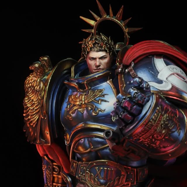 Moses Yao's mirror-blue primarch